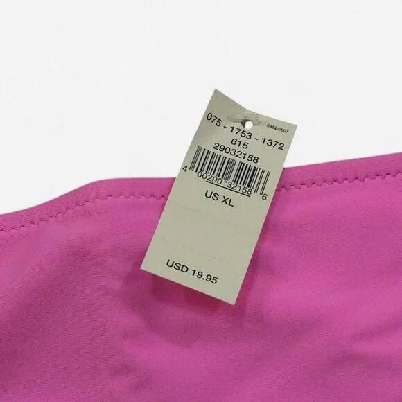 Aerie Bikini Bottom Womens XL Pink High Leg Swim Brief NWT Beachwear Y2K - Picture 4 of 6